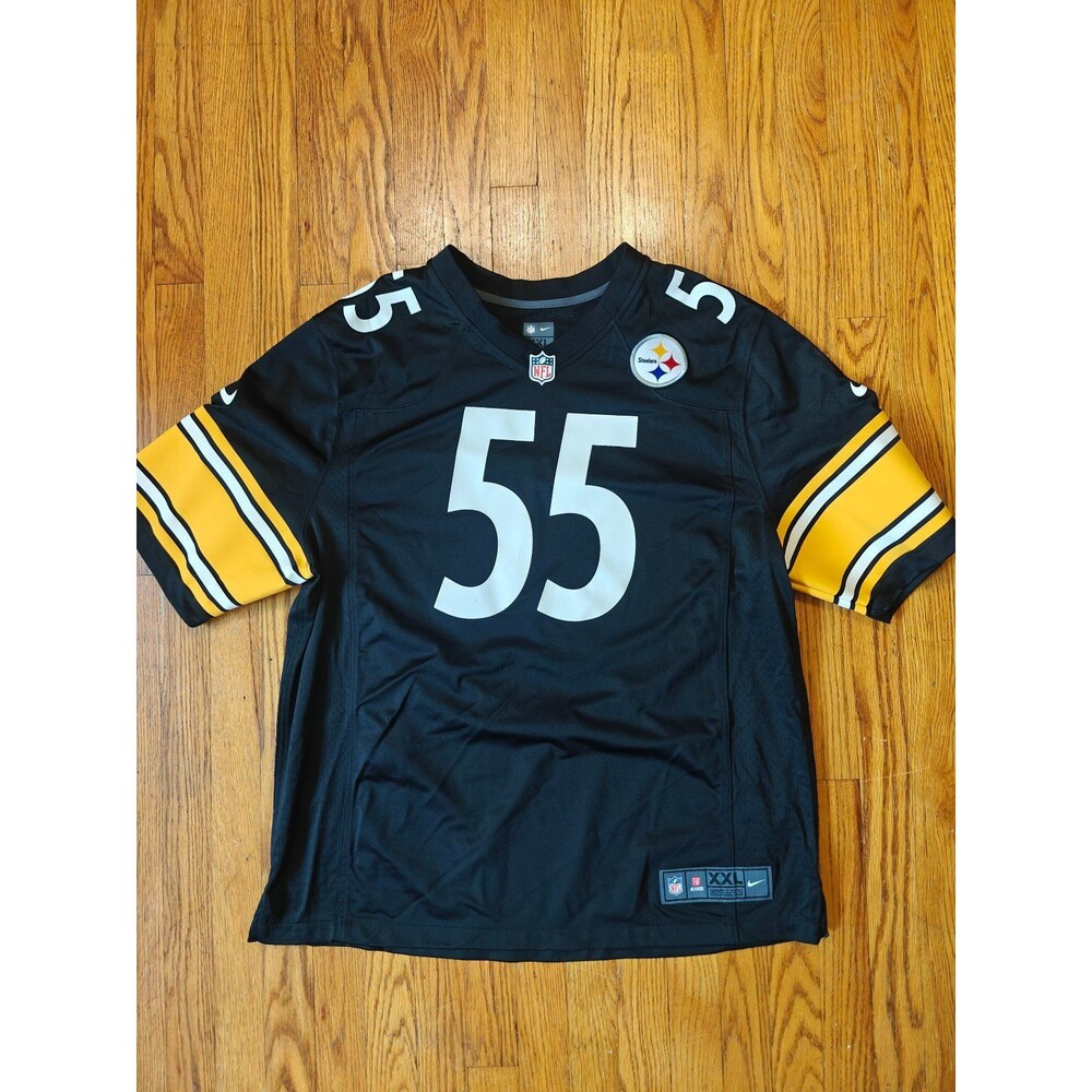 NFL Pittsburgh Steelers Devin Bush Home Jersey #55 XXL Nike On Field